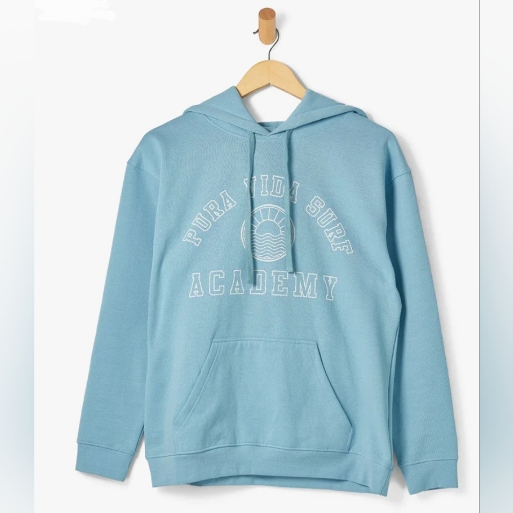 PV Surf Academy HoodieColor: Pale Blue
